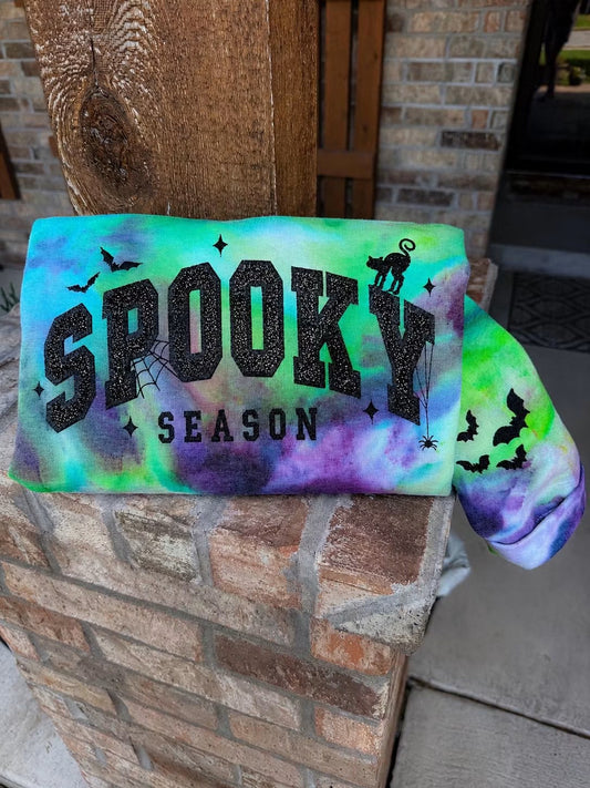 Spooky season glitter crewneck