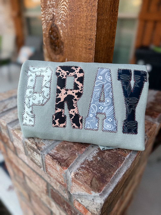 Pray crewneck western