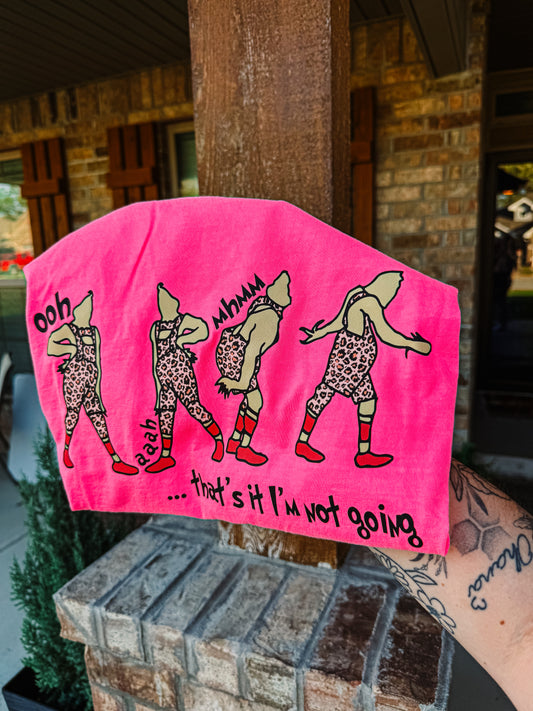 Cheetah I’m not going tee shirt