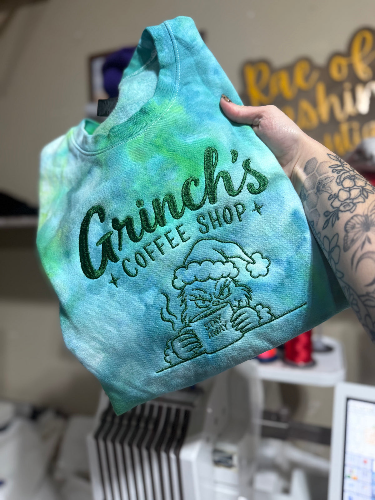 Coffee tie dye company xl