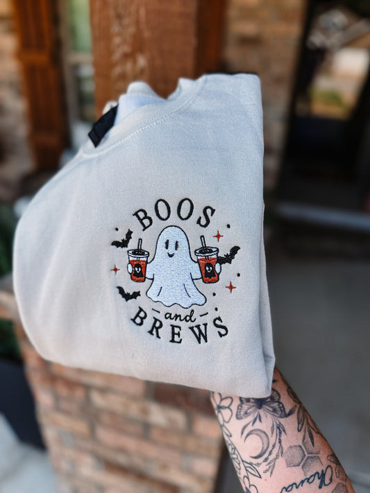 Boos and brews crewneck