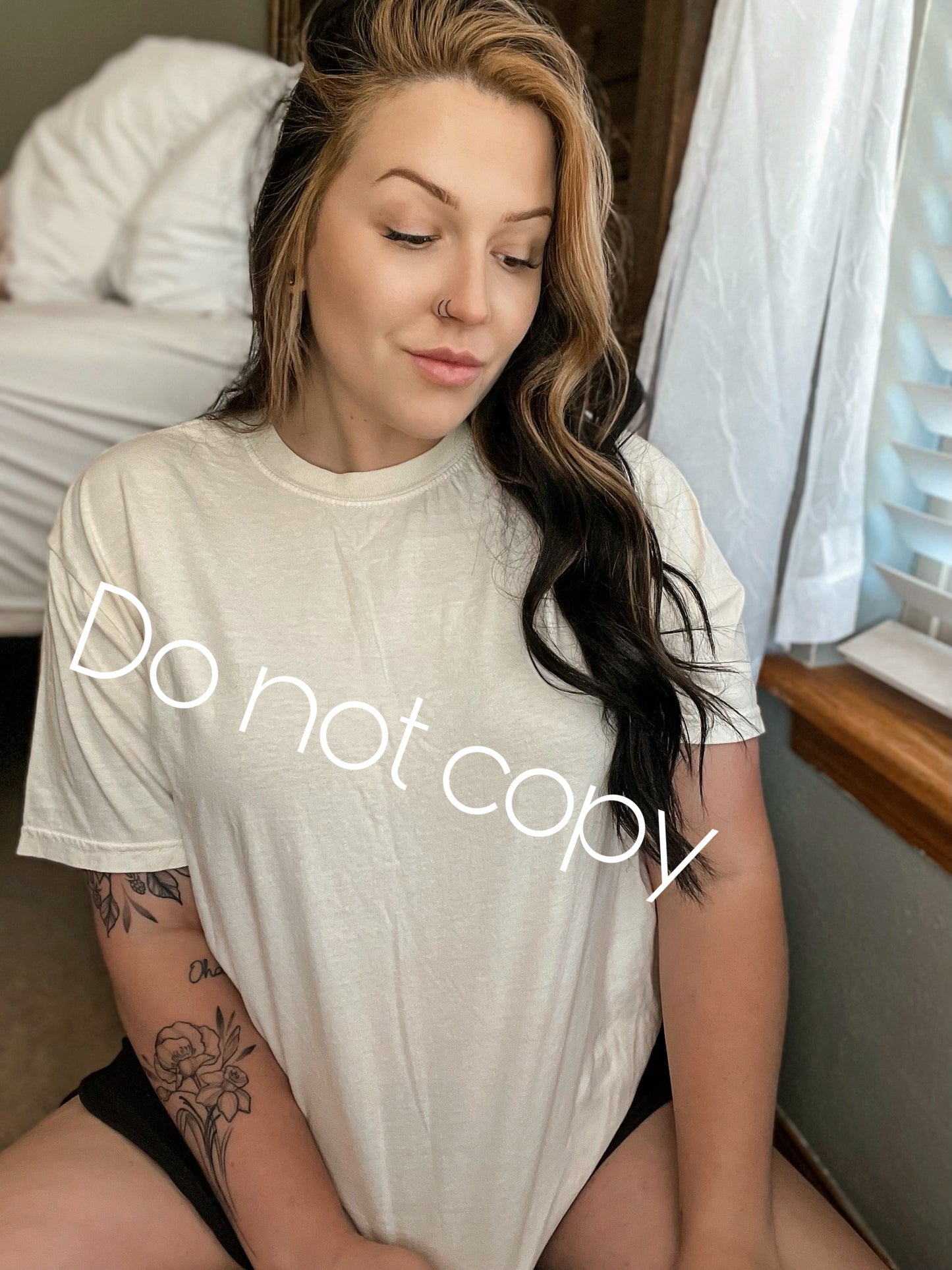 Comfort colors ivory mock-up