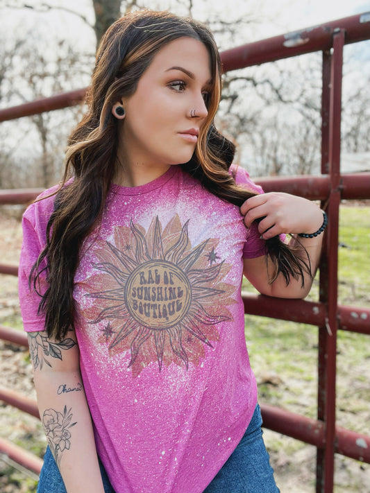 Heather berry Gildan mock-up