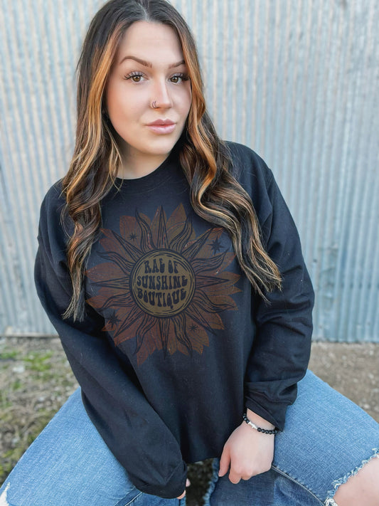 Black sweatshirt mock-up