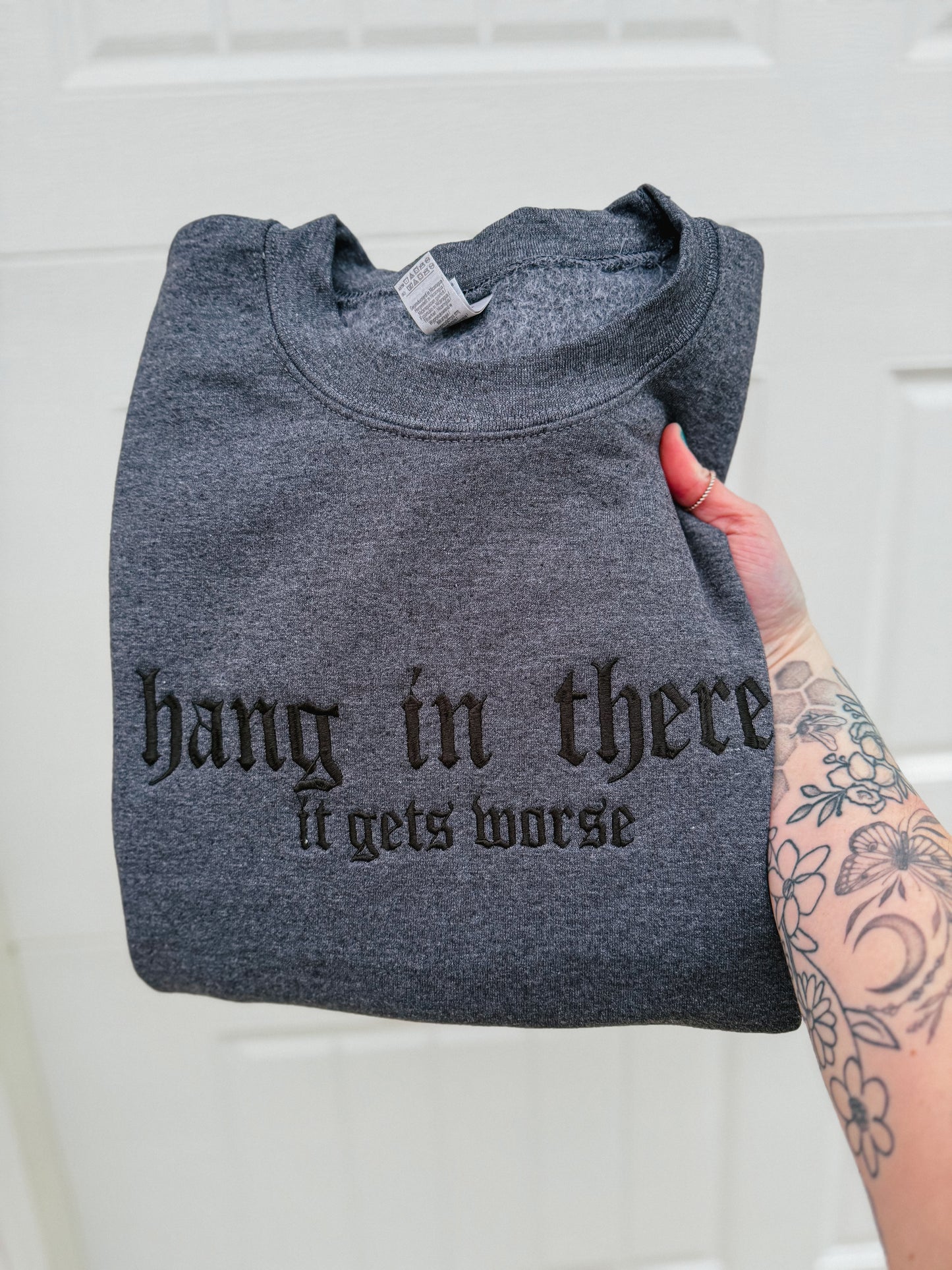 Hang in there crewneck