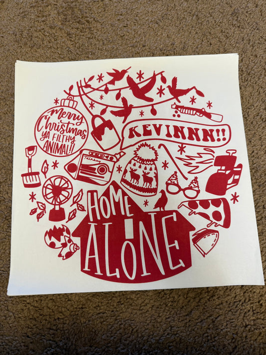 Alone home print