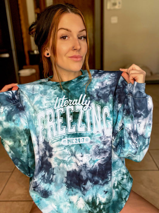 Winter wonderland literally freezing crewneck
