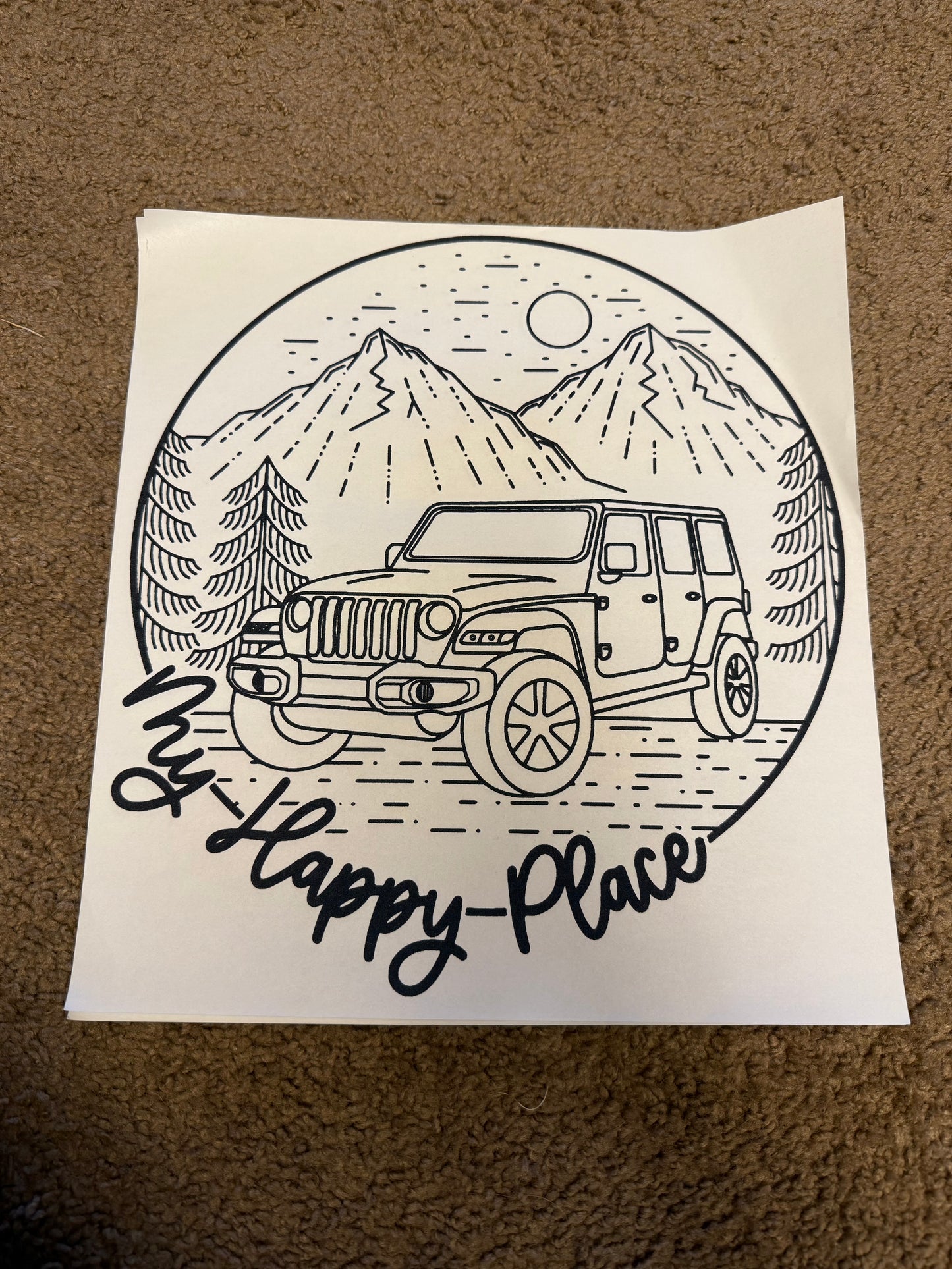 My happy place jeep