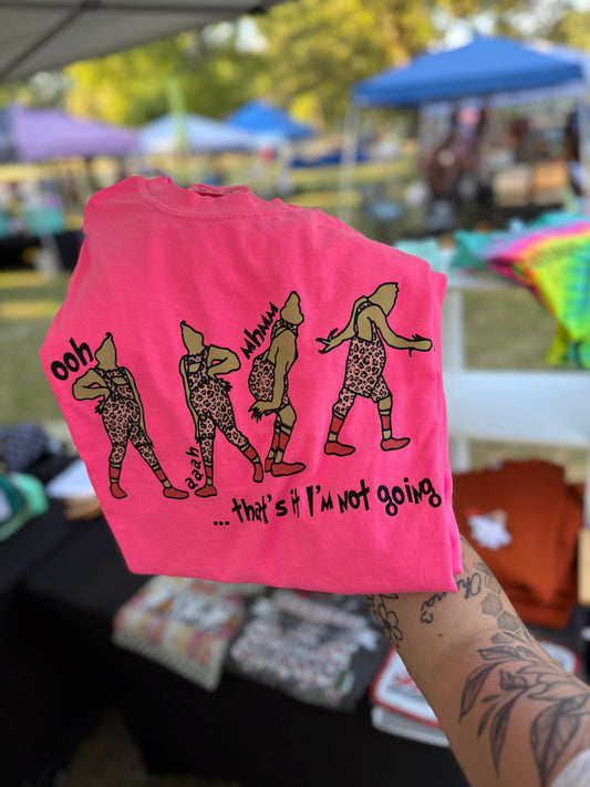 Cheetah green guy tee
