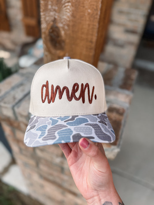 Amen camo hat